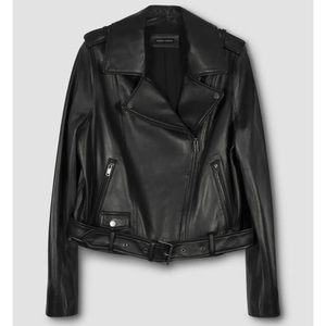 NWT Universal Standard Leather Moto Jacket (sz 8)